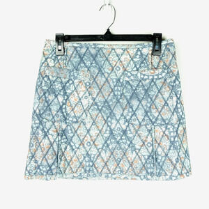 Free People Darla Quilted Skirt SZ 8 Cottagecore Coastal Grandma Sustainable